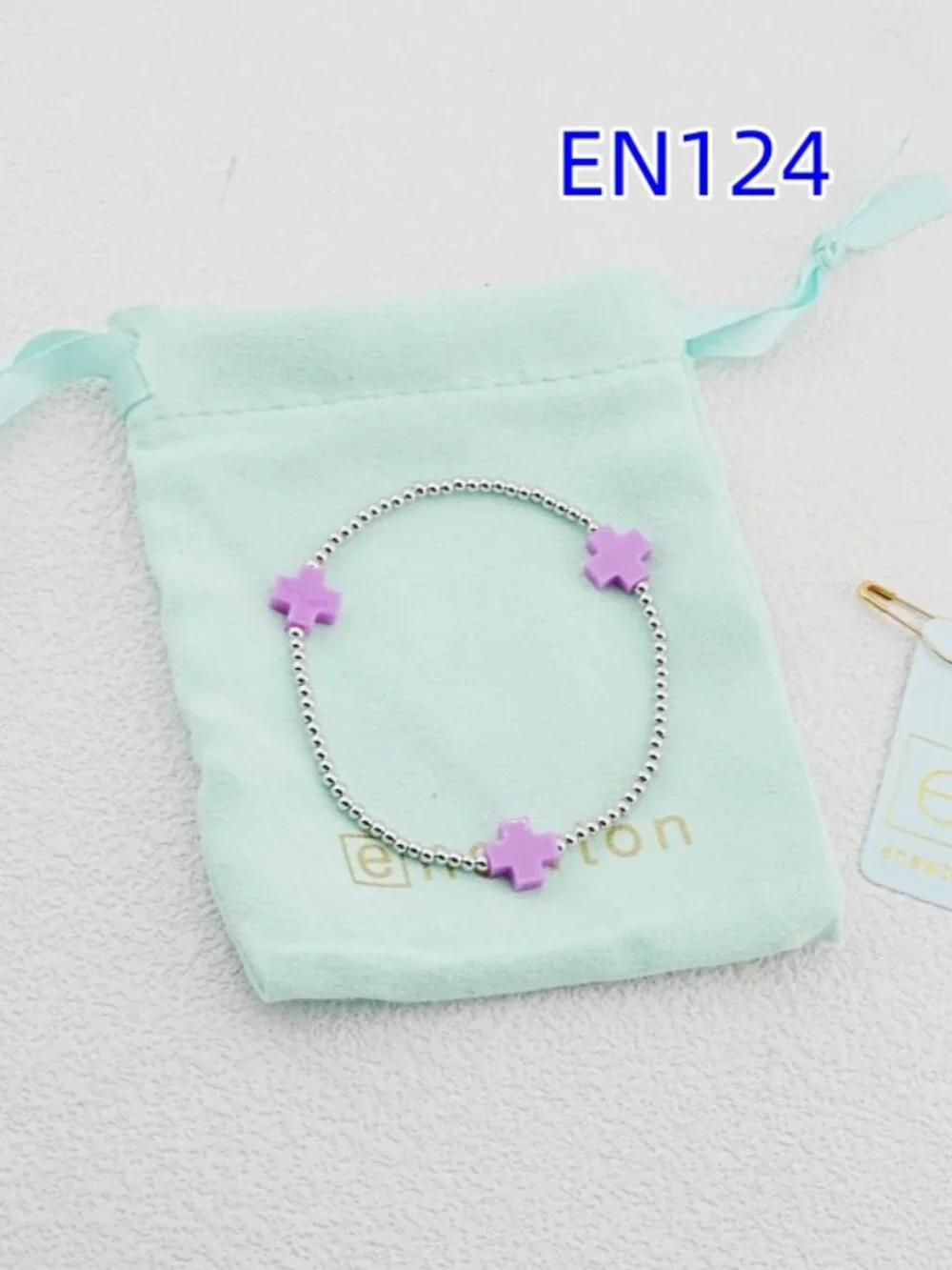 Enewton Gold Bead Cross Bracelet - Picture 3 of 4